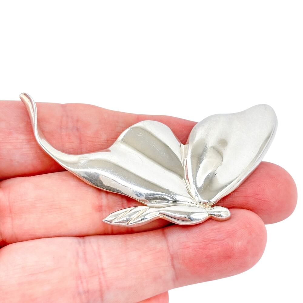 Zina Butterfly Pin Pendant | Vintage Sterling Silver 925